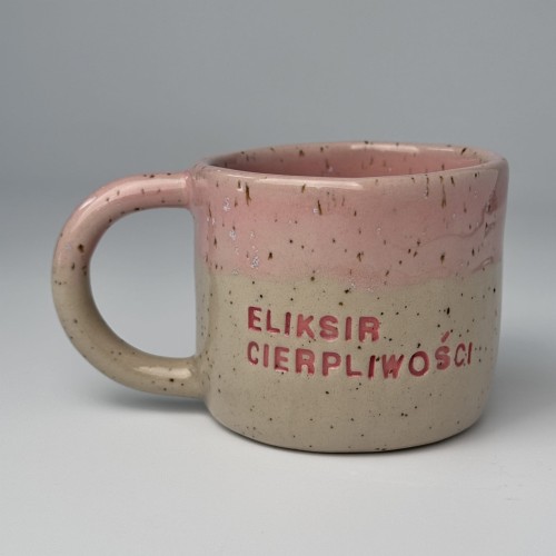 kubek ceramiczny pink eliksir cierpliwości.JPG